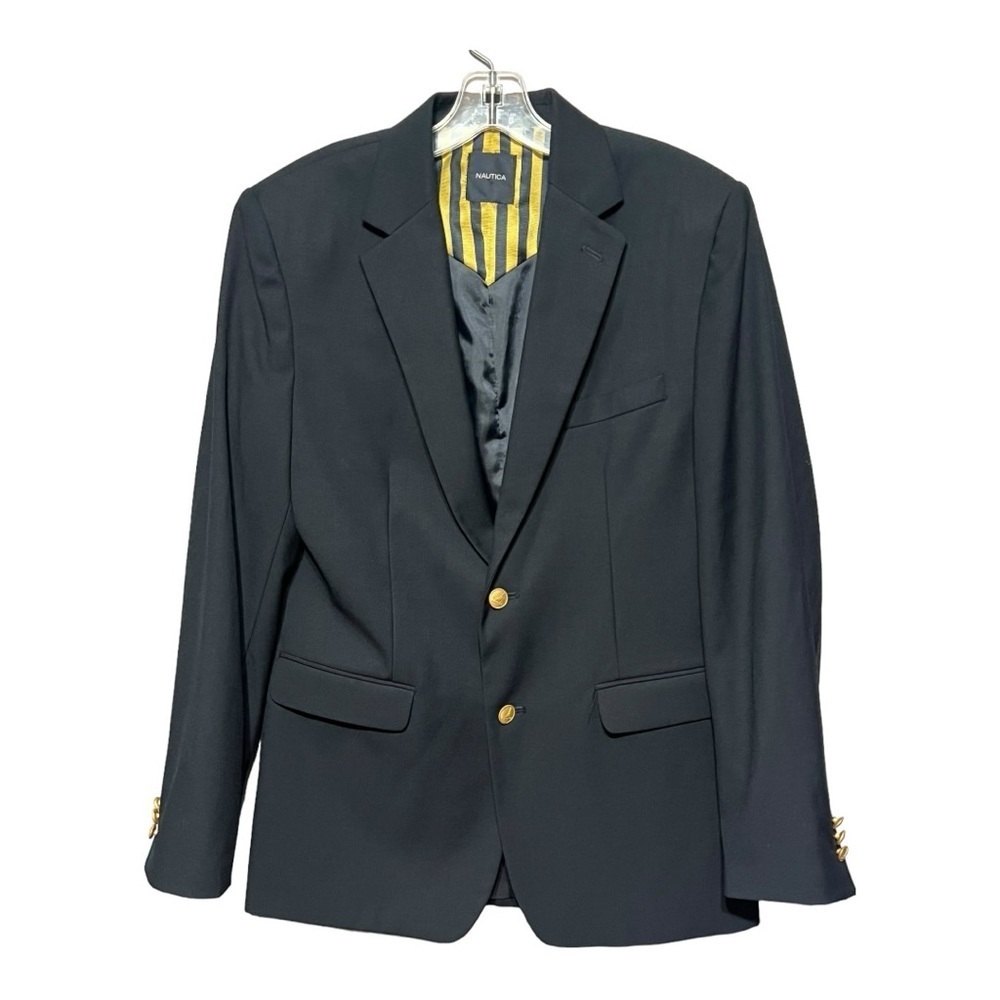Nautica Dress Blues Navy Single Breasted Blazer Boy’s Size 20